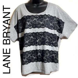 ❤️LANE BRYANT Beautiful Lace Detail Top❤️